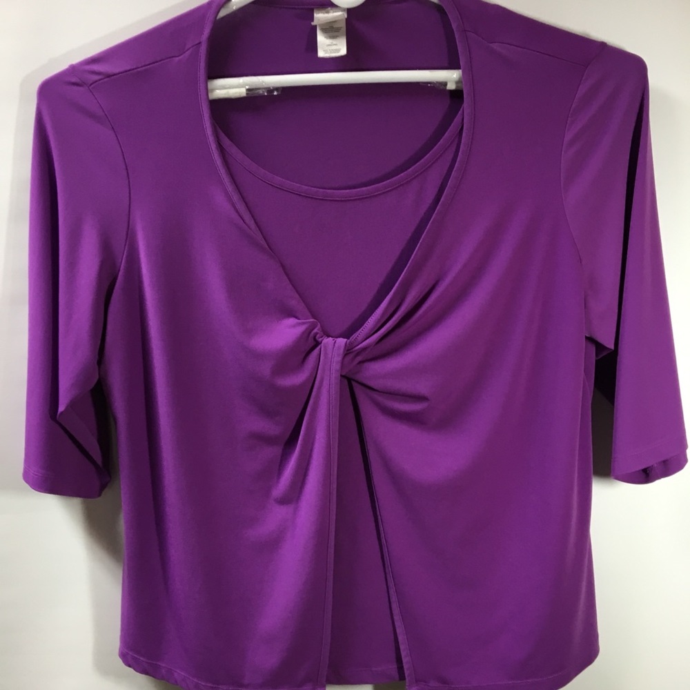 Just MySize Blouse Purple Size 4X‎